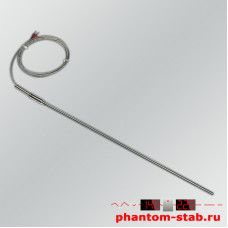 Датчик высокой температуры тип "К"  +1100°C, 4/300 мм